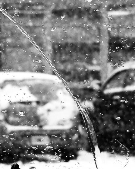 Regen en sneeuw effect op actieradius