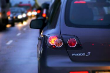 EV matras achterin auto