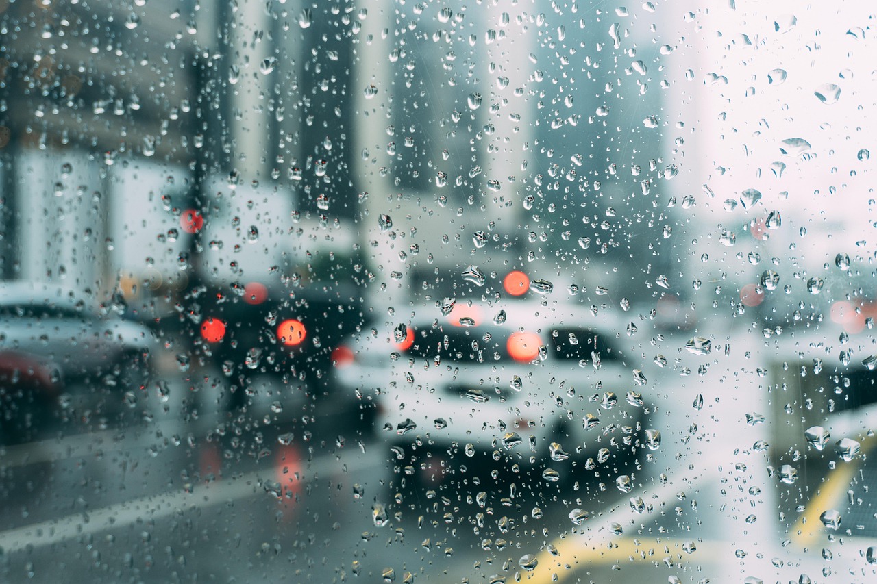 Laden bij regenachtig weer